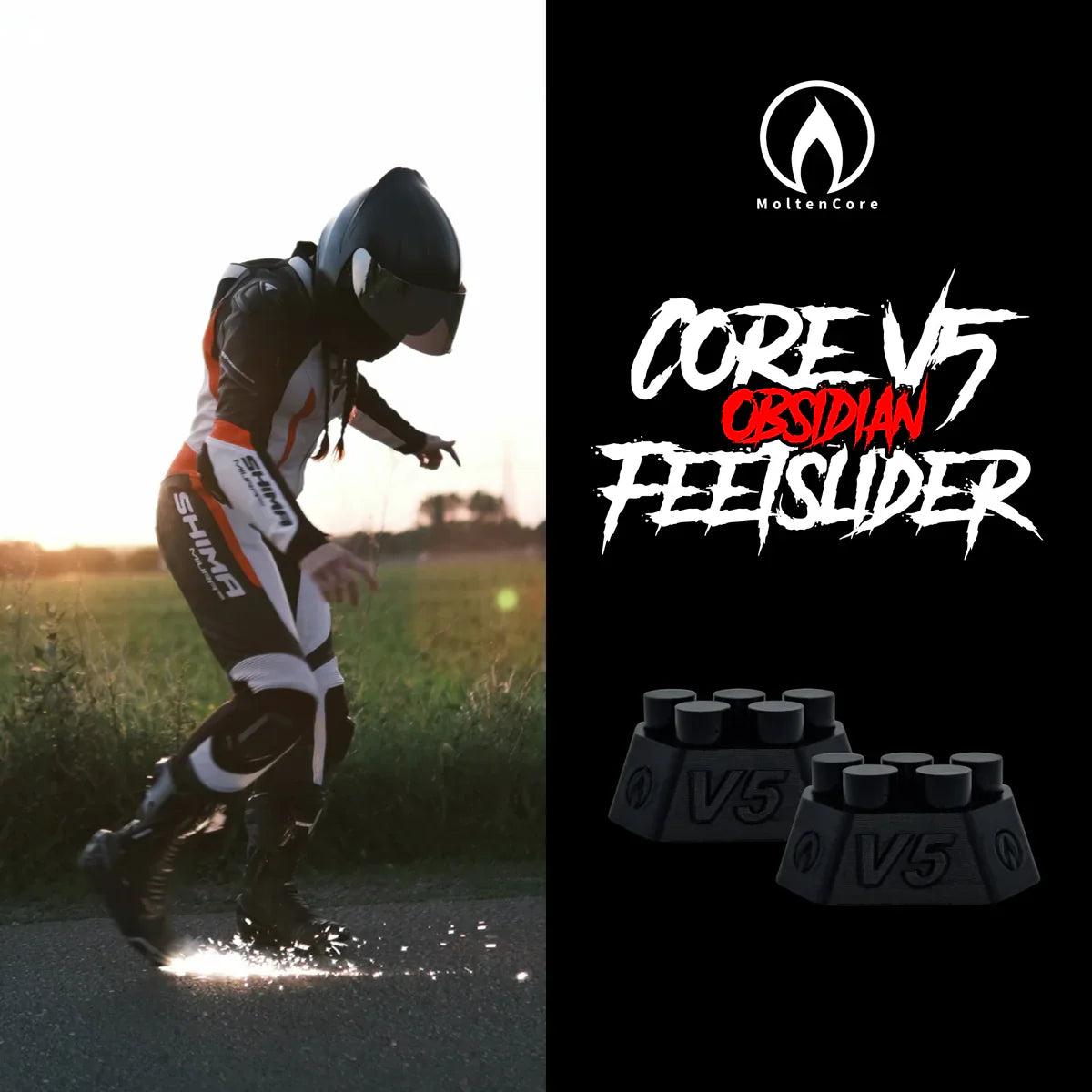 CoreV5 Obsidian Feetslider