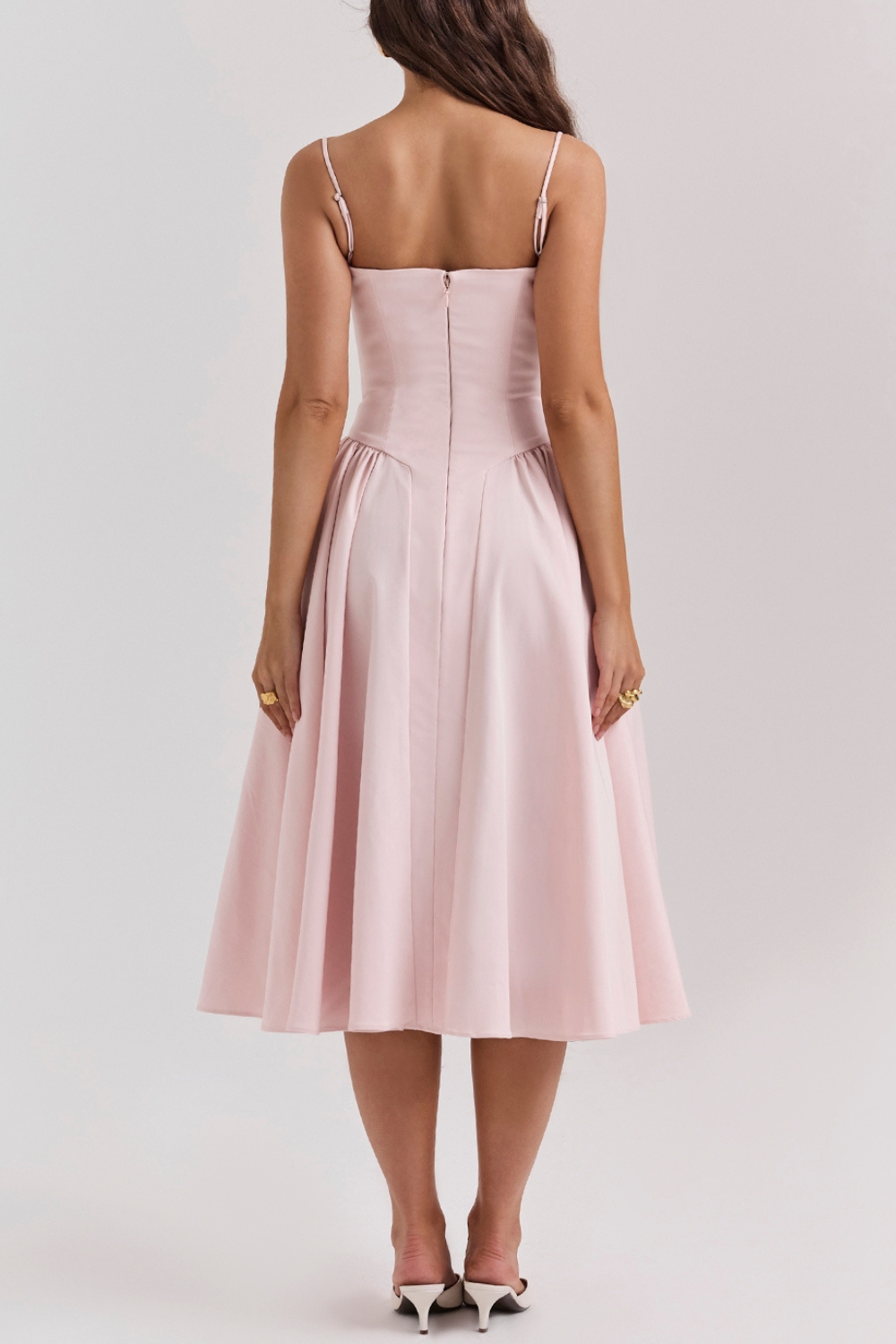 Luxe Velvet Corset Midi Dress
